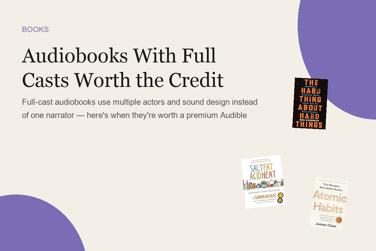 Audiobooks With Full Casts Worth the Credit