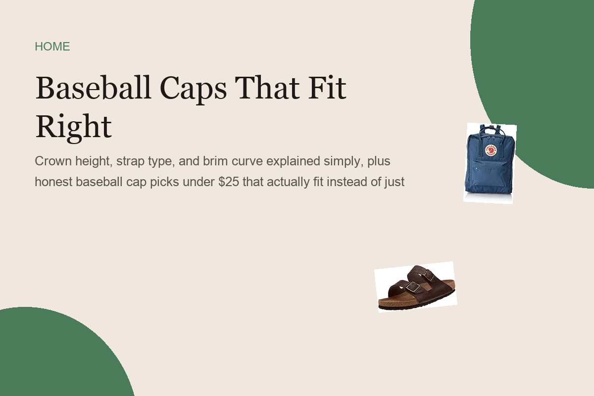 Baseball Caps That Fit Right