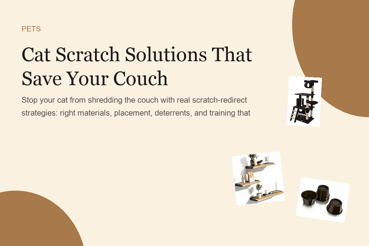 Cat Scratch Solutions That Save Your Couch