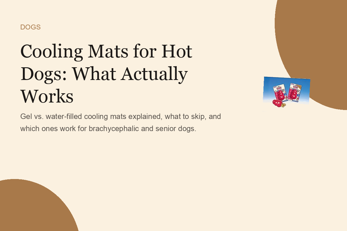 Cooling Mats for Hot Dogs: What Actually Works
