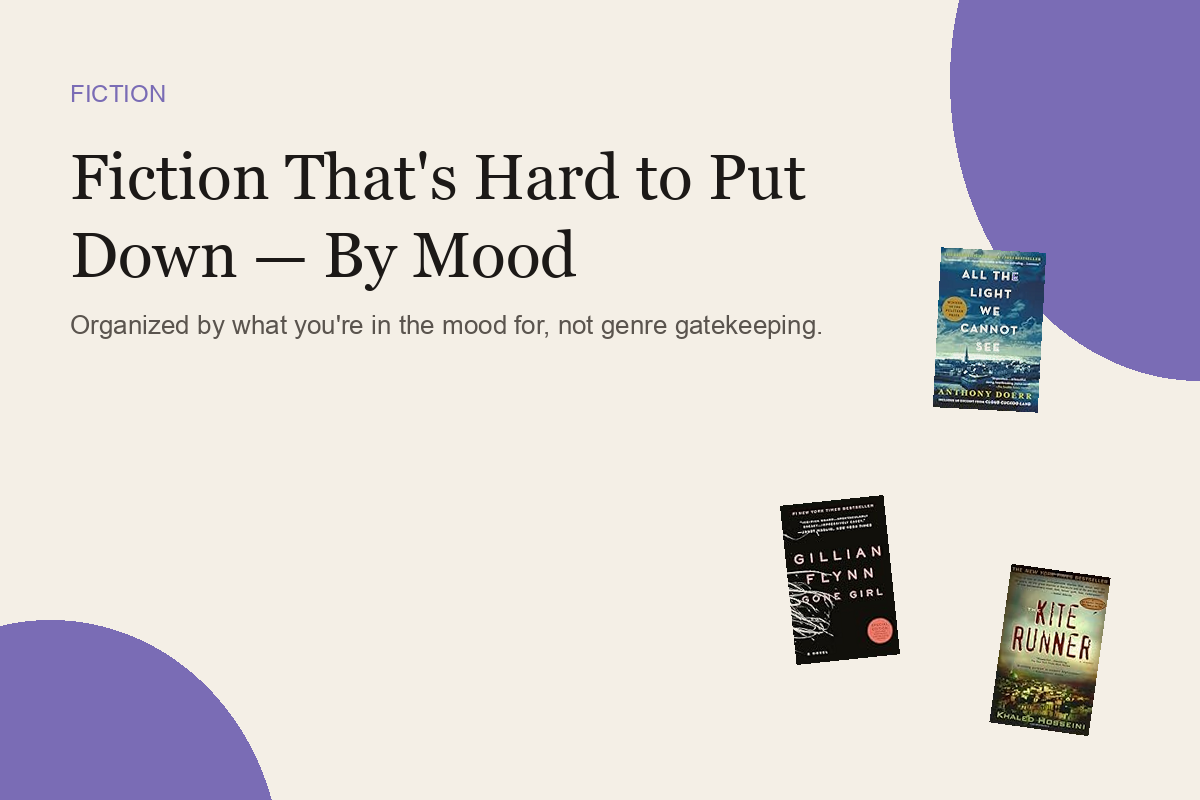Fiction That's Hard to Put Down — By Mood