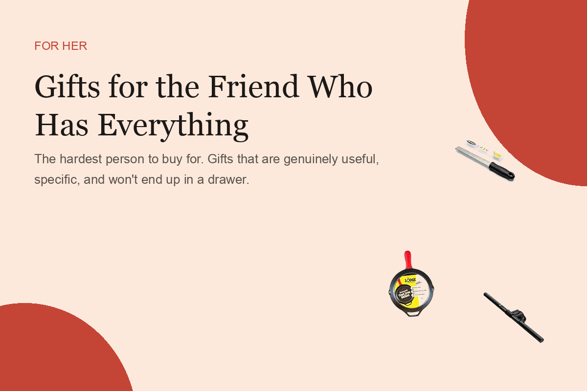 Gifts for the Friend Who Has Everything