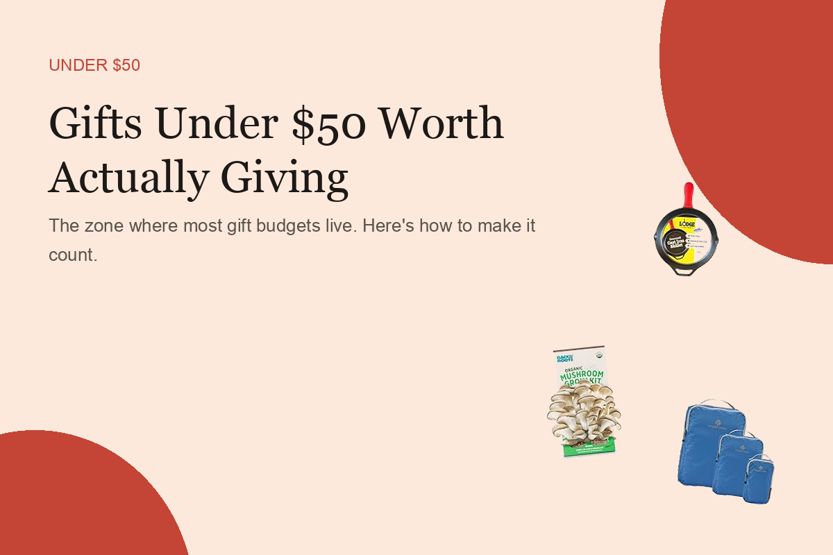 Gifts Under $50 Worth Actually Giving