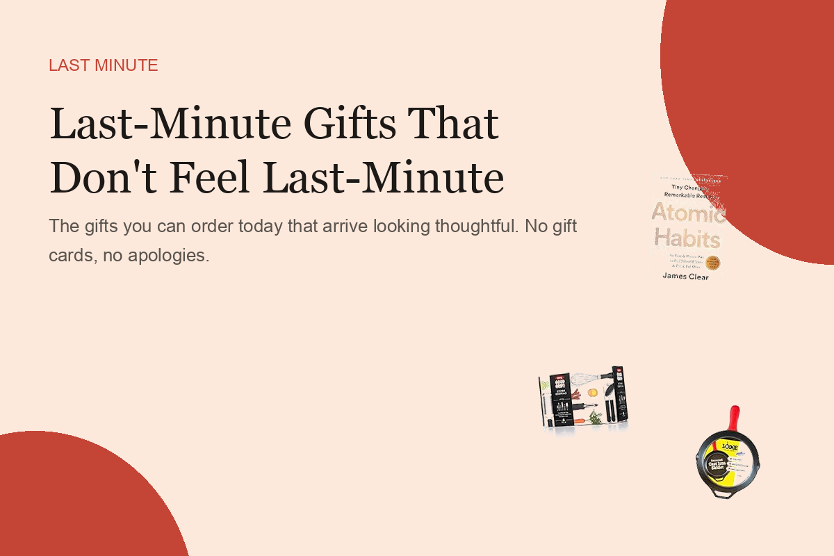 Last-Minute Gifts That Don't Feel Last-Minute