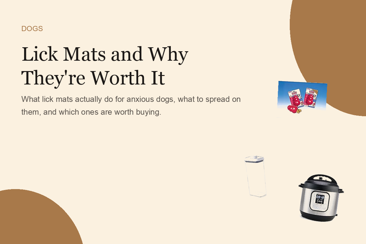 Lick Mats and Why They're Worth It