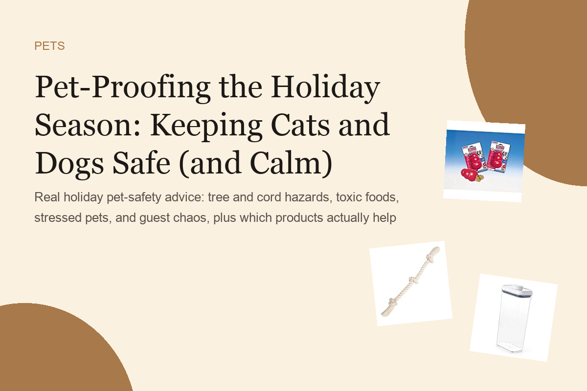 Pet-Proofing the Holiday Season: Keeping Cats and Dogs Safe (and Calm)