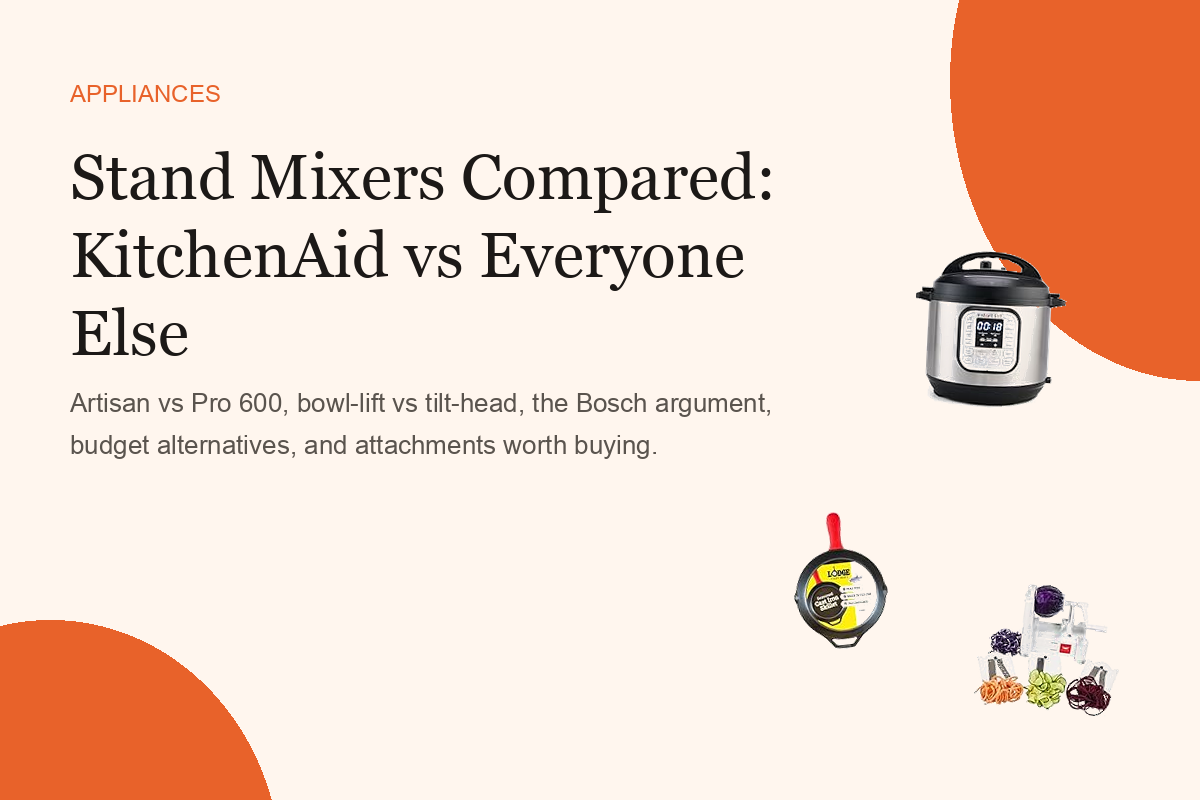 Stand Mixers Compared: KitchenAid vs Everyone Else