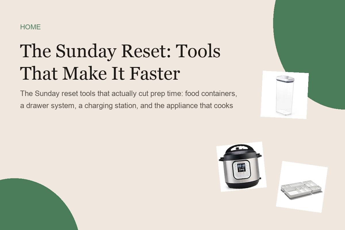 The Sunday Reset: Tools That Make It Faster