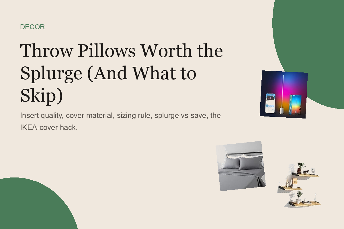 Throw Pillows Worth the Splurge (And What to Skip)