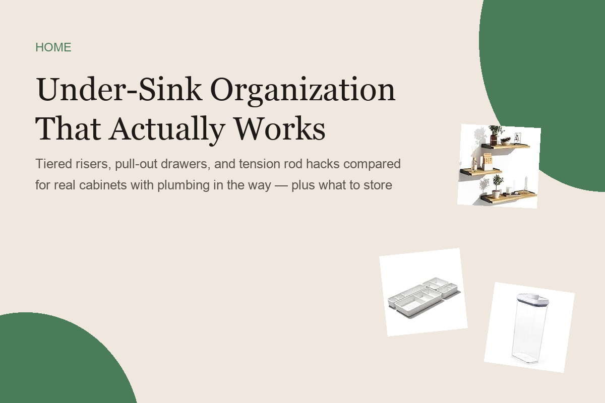 Under-Sink Organization That Actually Works