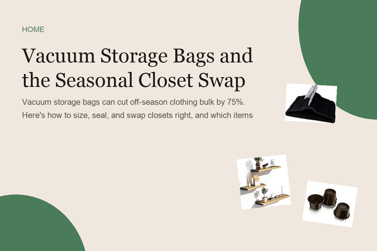 Vacuum Storage Bags and the Seasonal Closet Swap